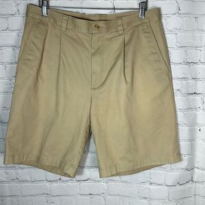 Callaway Warbird Pleated Mens Tan Golf Chino Shorts size 34 CS 65317